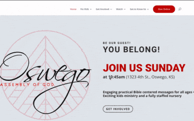 Oswego Assembly of God Church Website Design
